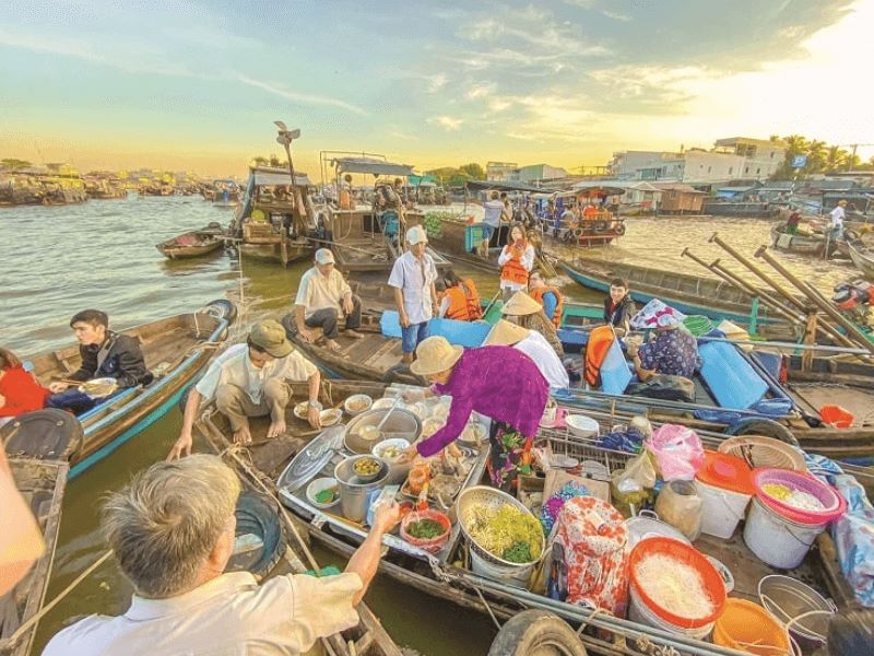 Chợ nổi Cái Răng